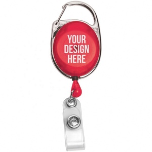 Offres Spéciales personnalisé tirer Badge ID département nom de marque école bureau porte-clés Badge porte-bobine pour randonnée travail carte d'identité - Product Image 3