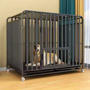 Factory Direct OEM Pet Cages <strong>Houses</strong> Product Stable Portable Iron Indoor Outdoor Portable Medium to Large <strong>Dog</strong> Cage - Product Image 1
