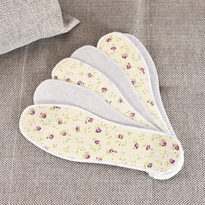 Semelles intérieures respirantes faites à la main pour hommes et femmes, toutes saisons, en coton et chanvre, désodorisantes, pour chaussures de sport, imprimé floral, été et hiver - Product Image 3