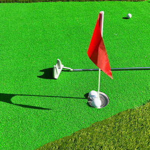 Shvmu कस्टम बनाया मिनी गोल्फ कोर्स ग्रीन इनडोर आउटडोर अभ्यास पोर्टेबल बड़े आकार वाले मैट - Product Image 2