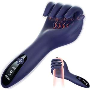 Vibradores de pene masculinos con pantalla LCD, masajeador de entrenamiento, Juguetes sexuales, masturbador eléctrico de mano vibrador de silicona para hombres en solitario - Product Image 1
