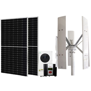 Sistema Híbrido de Energía Solar y Eólica de 10Kw con Eje Vertical de 5Kw, Conjunto Completo para Almacenamiento de Energía en el Hogar, Fuera de la Red - Product Image 5