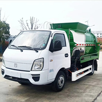 Petit camion à ordures électrique à chargement latéral de 5 m³, neuf, pour cuisine