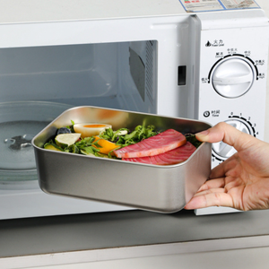 New 304 Stainless Steel Snack <b>Lunch</b> <b>Box</b> <b>Metal</b> Food Storage Container OEM Food Grade Silicone Portable <b>Lunch</b> <b>Box</b> - Product Image 6