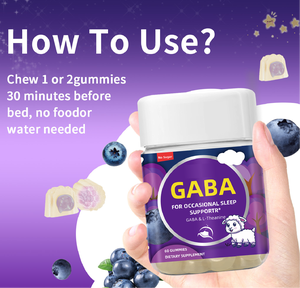 Vente flash : Formule efficace pour mieux dormir, complément alimentaire Gaba, gommes à mâcher pour le sommeil, mélatonine, en stock et livraison rapide pour adultes - Product Image 5