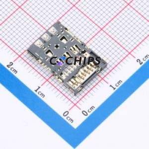 KP15B-6S-SF(800) SIM Card Connector Connector ( Card Connection Type: Plug-In Type )( Body Max Height: 2mm ) - Product Image 2