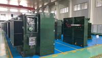 Transformateur triphasé compact Acme Power certifié UL 300 KVA, monté sur socle, abaisseur de tension, substation compacte, résistant aux intempéries pour zone résidentielle