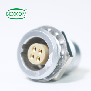 BEXKOM EGG/ECG/<span class=keywords><strong>EEG</strong></span> Versiegelter Push-Pull-Steckverbinder mit PPS-PEEK-Isolator, vergoldeten Pins und EMV-Abschirmung für tragbare Funkgeräte - Product Image 1