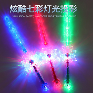 Épée en cristal flocon de neige avec lumière LED et effets sonores pour enfants, idéale pour les fêtes, les marchés nocturnes, vente en gros - Product Image 3