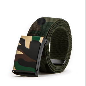 DFCB01 Cinturón de Camuflaje de Lona de Algodón para Estudiantes, con Hebillas Metálicas, 110 cm, Longitud Personalizada, Hecho en China, Económico - Product Image 2