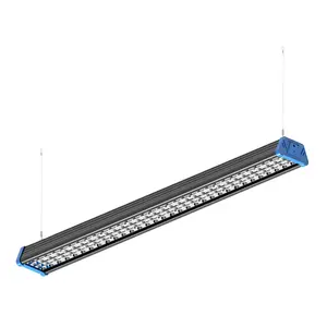 TOPPO Dimmable 2ft 140lm/w 6000K pencahayaan industri 100W LED Linear Highbay