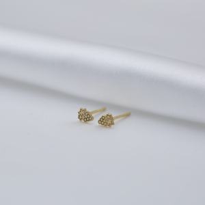 Pendientes pequeños de uva lisa, venta al por mayor, joyería de plata de ley 925, joyería turca hecha a mano - Product Image 4