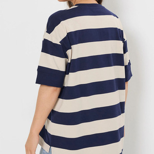 Breathable 100% Cotton Reasonable Price OEM Service Low MOQ Women Oversized <b>T</b> shirt Women's Latest Style Oversize <b>T</b>-Shirt - Product Image 3