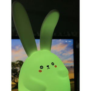 ไฟกลางคืนรูปกระต่ายกระต่าย USB โคมไฟซิลิโคน LED สำหรับเด็กน่ารักน่ารักสำหรับเด็กโคมไฟซิลิโคนรูปกระต่ายสำหรับกลางคืน - Product Image 6