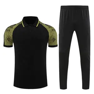 Бесплатная доставка, мужская униформа большого размера из 100% полиэстера, футбольная Джерси с брюками