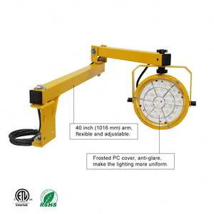 Projecteur LED d'entraînement de quai en aluminium ETL IP65 étanche 30W, super lumineux 3300LM CRI 70, angle de faisceau 20-120°, bras orientable, garantie 5 ans - Product Image 4