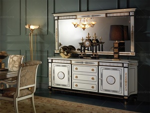 Đồ Nội Thất Phòng Ăn Cổ Điển Đồ Nội Thất Tự Chọn Và Gương Gỗ Trắng - Product Image 3