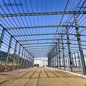 Estructura de Acero Ligero Galvanizado Prefabricada, Personalizable, Taller Industrial Metálico, Edificio de Almacenamiento, Kit de Hangar Prediseñado - Product Image 4