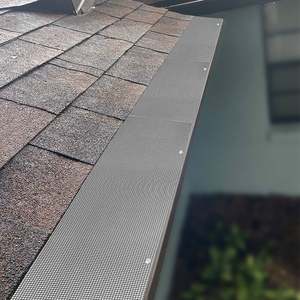 מגן מרזב מנירוסטה 304 מגן גג גשם מסנן עלה גדר מגן מרזב - Product Image 3