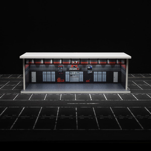 Cool <span class=keywords><strong>Hobby</strong></span> Modello 1/64 Parcheggio con Luci, Diorama di Parcheggio Auto, Scena Decorativa Simulata - Product Image 4