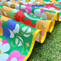Mini tapis de pique-nique de plage pliable, extra large, léger, imperméable, anti-sable, en tissu Oxford, pour le camping, vente en gros