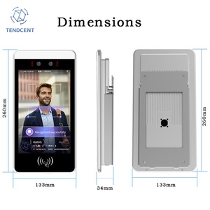 ระบบควบคุมการเข้าออกด้วยการจดจำใบหน้า Tendcent พร้อม NFC, WiFi, การวัดอุณหภูมิ และโลโก้ที่ปรับแต่งได้ รองรับ OEM และ ODM - Product Image 2