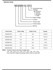 Mới ban đầu me6206a28 LDO SMD quiescent điều chỉnh điện áp chip sot23 sot-89 vá thấp bỏ học 2.8V IC cho thiết bị điện tử - Product Image 4
