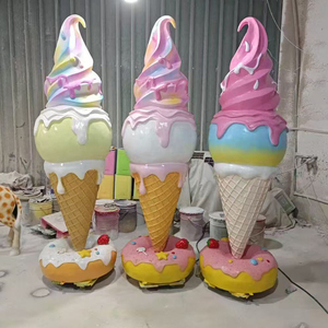 Decorazione per torta di compleanno in schiuma di grandi dimensioni modello di visualizzazione per Cupcake colorato a 3 livelli per decorazione di eventi da forno per centri commerciali - Product Image 4