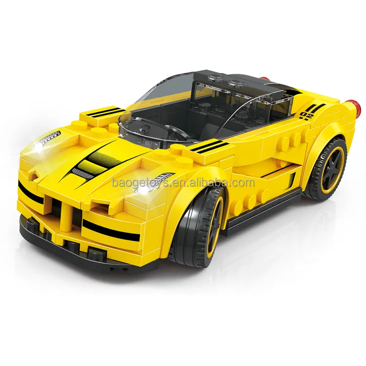 Wange Super car S71 Plastic intelligence toy car brick blocks toys christmas blocks compatible legos diy toys educational