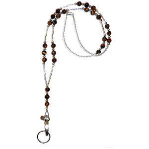 Manufacturer Wholesale Beautiful Business Custom <strong>Teacher</strong> Beaded <strong>Lanyard</strong> for Id Badge Women - Product Image 6