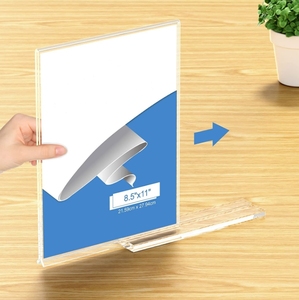 Mạnh mẽ từ acrylic A4 hiển thị dấu hiệu bền 3 mét PVC bảng giá thẻ đứng cho bán lẻ và cửa hàng quảng cáo - Product Image 2