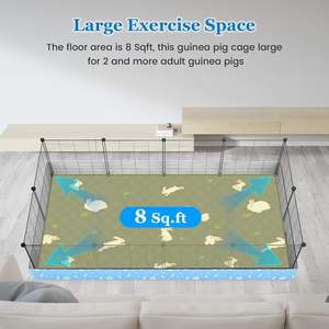 DIY Pet Playpen Portátil Cão Gato Coelho Metal Canis Pequeno Pet Animal Casa Gaiola - Product Image 4