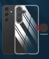 1.5MM Full Camera Protective Clear TPU Soft Cover Mobile Phone Case pour Samsung Galaxy S24 Plus S24 Ultra S23 S22