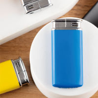 Briquet à gaz butane rechargeable personnalisable DEBANG, en alliage de zinc, design minimaliste, certifié CE, pour cigarettes, promotionnel