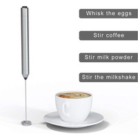 Mousseur à lait rechargeable personnalisé Emerit 2026, mousseur à café portatif, fouet électrique, mélangeur à café pour matcha, lattes, chocolat chaud