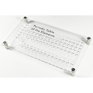 Bảng hiển thị nguyên tố hóa học Acrylic bảng tuần hoàn Collector Acrylic bảng tuần hoàn khung với <span class=keywords><strong>4</strong></span> Bạc standoffs - Product Image 4