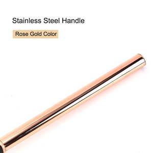 Rose <strong>Gold</strong> Handle Silicone Cooking Utensils and Cookware Tools Set Elegant <strong>Kitchen</strong> <strong>Accessories</strong> for Home Use - Product Image 4