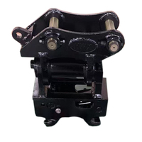 Acoplador Hidráulico Inclinable de 180 Grados con Doble Bloqueo para Excavadoras de 1-25 Toneladas, Compatible con Kubota, CAT, JCB