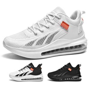 Baskets Blanches de Sport à Coussin d'<span class=keywords><strong>Air</strong></span> pour Hommes, Chaussures de Marche de Haute Qualité, Chaussures Respirantes pour Garçons, Baskets Tendance Très Prisées - Product Image 1