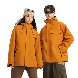 Vestes unisexes en gros avec fermeture éclair et capuche 3 en 1 coupe-vent pour femmes et hommes Veste coupe-vent pour l'extérieur - Product Image 6