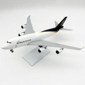 Modelo de Avión UPS B747 de Metal Fundido a Presión de 30 cm, Decoración Perfecta para Escritorio y Regalo de Navidad para Aficionados a la Aviación - Product Image 5