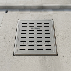 Wave FRP Square <b>Drain</b> Grate 24 X 24 5-T - Product Image 2
