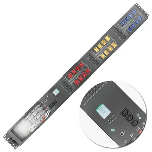160A 3 phase 415V 115KW 24 way C19 Outlets Clever Remote control Smart PDU power distribution unit