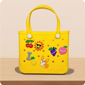 Sac de plage Colefa de qualité fiable, imperméable, pour les <span class=keywords><strong>vacances</strong></span> à la piscine, sac de plage familial en silicone, écologique, durable, sac fourre-tout en EVA - Product Image 1