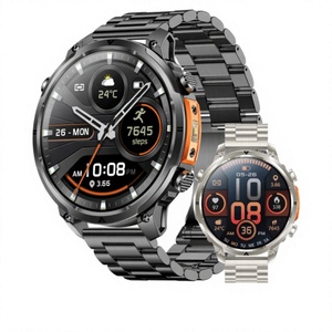 MK100 2026 นาฬิกาสมาร์ทวอทช์รุ่นใหม่พร้อม GPS ไฟส่องสว่าง และเข็มทิศ สำหรับการผจญภัยกลางแจ้ง & โหมดกีฬามากกว่า 100 โหมด รองรับการโทรผ่านบลูทูธ - Product Image 1