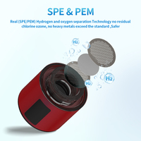 Bouteille d'eau hydrogénée alimentée par USB 5000ppb 2025 Bouteille d'eau hydrogénée portable Gourde 300ml Générateurs d'eau hydrogénée