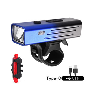 Yueli Bicycle Light Aluminum Alloy Front LED USB Rechargeable IPX4 Waterproof 4 Modes Night Riding <b>Cycling</b> Gear - Product Image 3
