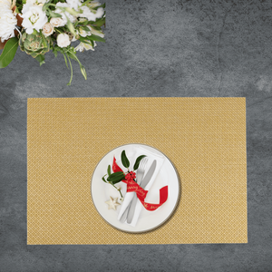 Wholesale Customizable PVC <b>Faux</b> <b>Leather</b> Table Decoration <b>Placemat</b> Kitchen Drain Mat Washable Beach Mat Wire Wrap Set - Product Image 1