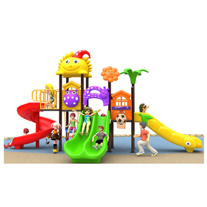 Kids mini children play ground outdoor playground equipment plastic outdoor slide