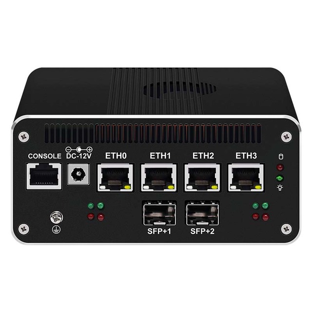 Intel 12th Gen Mini PC N100 8505U I5-1245U Processor 4*2.5Gbe LAN 2*10Gbe SFP+ PfSense Mikrotik Firewall Router Powerful Stock